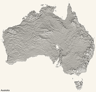 Transparent PNG Australia Map