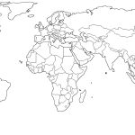 Outline Map of World Political